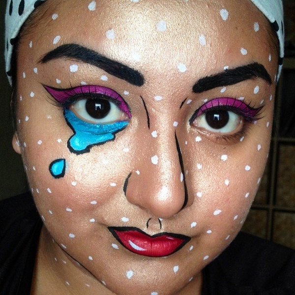 Comic Book Pop Art | Erica V.'s (bettypeaches) Photo | Beautylish