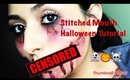 STITCHED MOUTH HALLOWEEN TUTORIAL | ANACRISTINABEAUTY