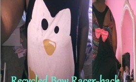 D.I.Y. Racerback bow!