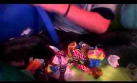 Mini Haul/Emptying Halloween Candy bag
