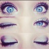Blue eyes makeup 