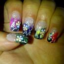 Left hand art nail