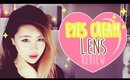 GEO Eyes Cream Circle Lens Review | The Wonderful World of Wengie