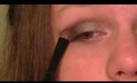 sparkly smokey eyes!