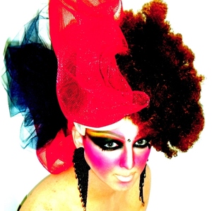 Hat & earrings by House of Nuance