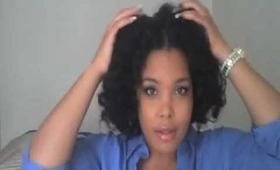 Bantu Knots using Shea Moisture Curl Enhancing Smoothie