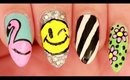 Fun & Colorful Skittle nail art