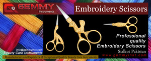 Embroidery Scissors-Thread Cutting Scissors-Patchwork Scissors -Cuticle Scissors -Small Scissors -Manicure Shears-Beauty Scissors-Makeup scissors
Size: 3.5”
Straight or Curved Blades
Half Gold Finished
Made With High Quality Stainless Steel.
Also Available In Plasma Coating, Powder Coating, Paper Coating, Full Gold, Half Gold, Dull and Mirror Polish Finish, Chrome Finish. Mate Black Finish