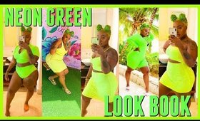 NEON GREEN Plus Size + Curvy Girl Look Book | FASHION NOVA, BOOHOO, FOREVER 21