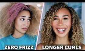 MY CURLY HAIR ROUTINE! How I Fixed My Dry Frizzy Hair | MyLifeAsEva