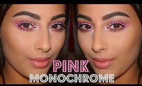 Monochrome Pink Makeup Tutorial