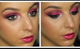 Monochromatic Hot Pink Makeup Tutorial ♥