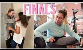 Tyler's Birthday SURPRISE, Finals, & Work Out with me!