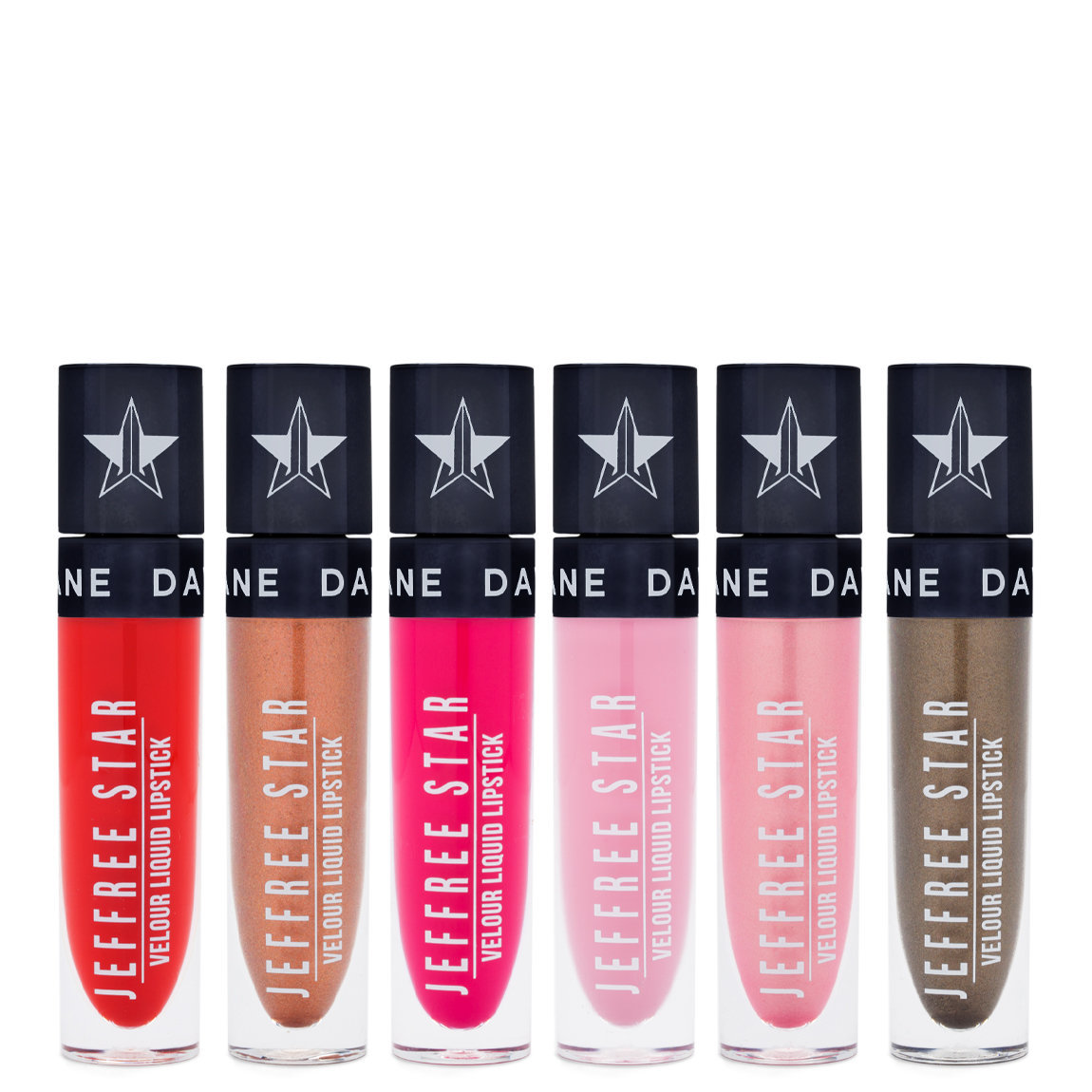 Jeffree Star Cosmetics Shane x Jeffree Conspiracy Velour Liquid Lipstick Bundle alternative view 1 - product swatch.