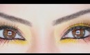 Brown & Yellow Eye Makeup - MakeupByLeeLee