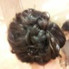 Rolled Braid With Crimped Hair