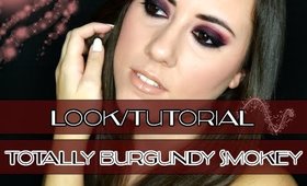 ✿ LOOK: Totally Burgundy Smokey ✿