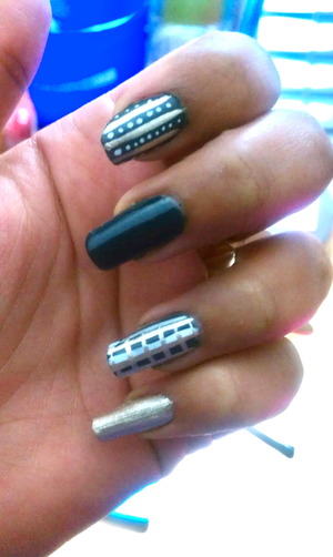 My real nails & design :)