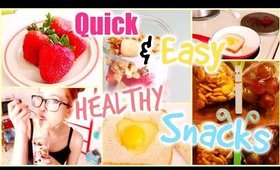 Quick & Easy Healthy Snacks! | InTheMix | Sam