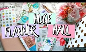 Huge Planner Haul! CHICAGO PLANNER CONFERENCE SWAG | Belinda Selene