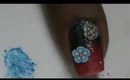 RANDOM Nail art- VERY EASY - nail designs for short nails- nail art tutorial and nail design