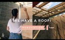 WE HAVE A ROOF! Renovation Vlog | Lily Pebbles