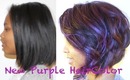 How to Color Your Hair Purple and Keep it Heathly
