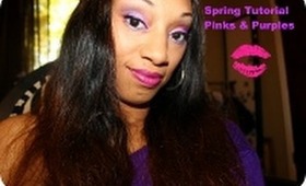 Spring Makeup Look! Pinks & Purple