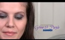 Makeup Look | Green & Purple Shimmer