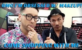 SHOP WITH ME IN LOS ANGELES- PART 2 AT NIGEL'S W/ MAKEUP ARTIST DAVID HERNANDEZ- mathias4makeup