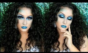 MAQUIAGEM SEREIA TOMBADORA PARA O CARNAVAL - Mermaid Makeup