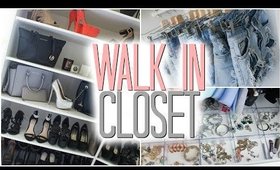 Walk in closet tour!