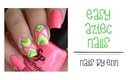 Easy Aztec Nails | NailsByErin
