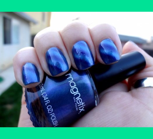 magnetix Nail Polish found at RiteAid for $7.99 in Blue (no color name ...