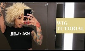 Quick $15 BIG Curly Blonde Fro (Wig Making Tutorial)