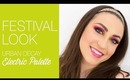 Festival Makeup Look with Urban Decay Electric Palette