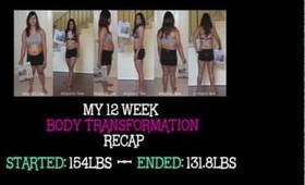 12 Week Weight Loss Journey Recap