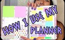 How I use my planner (UPDATE May 2014)
