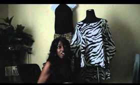 PKFASHIONS New Plus Size Arrival-"The Zebra Poncho"