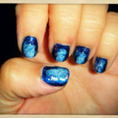 Starry Night Nails. 