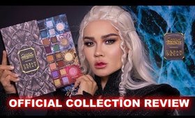 URBAN DECAY GAME OF THRONES MAKEUP COLLECTION REVEW + LOOK | MaryamNYC