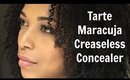 REVIEW +DEMO | TARTE Maracuja Creaseless Concealer | NaturallyCurlyQ