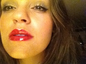 my 4th of July makeup ;*