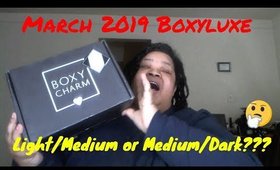 *March 2019 BoxyLuxe* Unboxing & Palette Drama