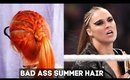 WWE Ronda Rousey Braided Ponytail Tutorial for Bad Ass Summer Hair