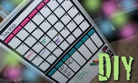 DIY Dry Erase Board Calendar