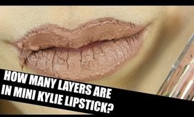 How many coats are in a Kylie Cosmetics Mini Matte Lipstick?