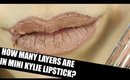 How many coats are in a Kylie Cosmetics Mini Matte Lipstick?
