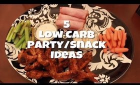 5 Low Carb Party Snack/Ideas