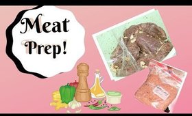 COOKING WITH ME!| Meat Prep! Steak & Ground Turkey